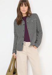 Jacquard Check Indoor Jacke