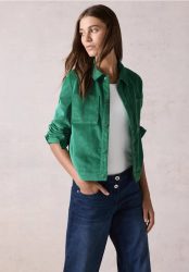 Kurze Cordjacke