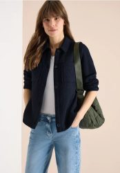 Overshirt mit Brusttaschen und Struktur