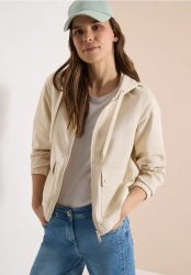 Jacke mit Kapuze und Elastikbund
