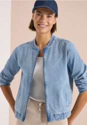 Blouson in Jeansqualität mit Zipper