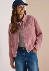 Cord-Overshirt im Washed-Look