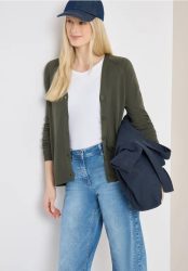 Basic Cardigan mit V