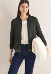Blouson in Unifarbe