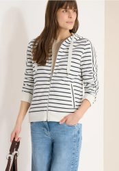 Langarm Sweatjacke mit Kapuze