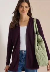 Offener Cardigan mit langen Ärmeln