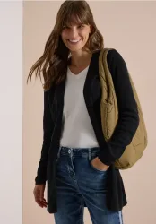 Offener Cardigan mit langen Ärmeln