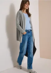 Offener Cardigan in langer Passform
