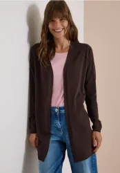 Offener Cardigan in langer Passform