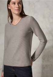 Pulli mit Strukturstreifen
