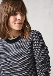 Gemusterter Strickpullover