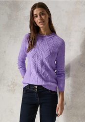 Pullover mit Strickmuster