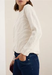 Strukturmuster Sweatshirt