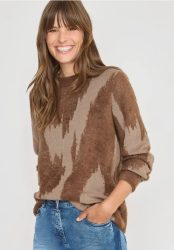 Gemusterter Pullover