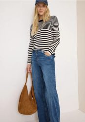 Gestreifter Pullover