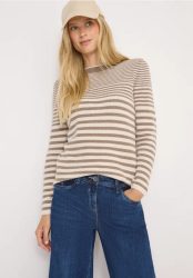 Gestreifter Pullover