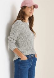 Gemusterter Strickpullover