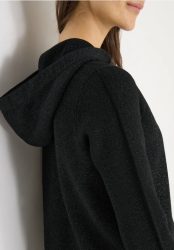Jacquard Hoodie mit Glitzer