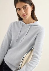 Jacquard Hoodie mit Glitzer