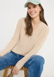 Cecil Strickpullover mit V-Auschnitt