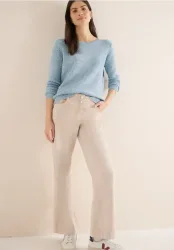 Cecil Strickpullover meliert, mit Rundhals