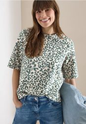 Kurzarm Sweatshirt mit Leo