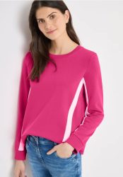 Sweatshirt mit Colorblock Details