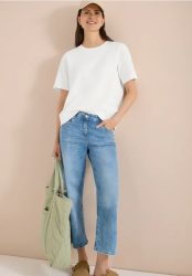 Kurzarm Sweatshirt mit Rundhals