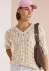 Kurzarm Pullover im Crochet