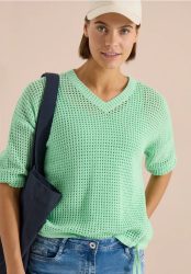 Kurzarm Pullover im Crochet