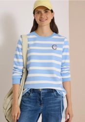 Sweatshirt mit Rundhals und Tunnelzug