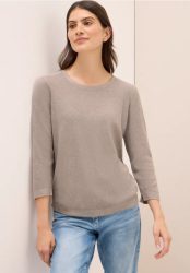 Rundhals Strickpullover
