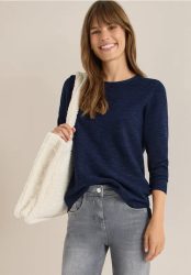 Rundhals Strukturpullover