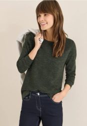 Rundhals Strukturpullover