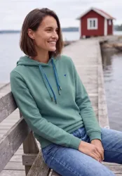 Langarm Sweatshirt mit Kapuze