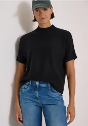 Dolman Pullover mit Turtle Neck