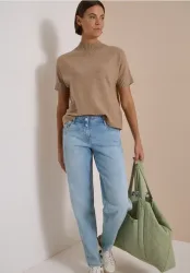 Dolman Pullover mit Turtle Neck