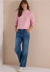 Pullover mit Struktur und Knopfdetail