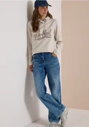 Sweatshirt mit Kapuze und Artwork