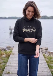 Sweatshirt mit Details in Rippstruktur