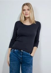 Basic Shirt mit Rundhals