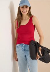 Basic Top aus reiner Baumwolle