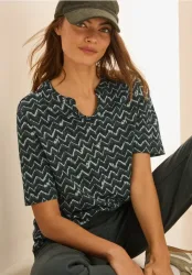 T-Shirt mit Minimal Print