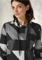 Shirt mit Schalkragen