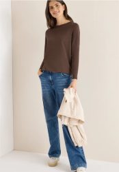 Shirt in Unifarbe