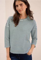 Gestreiftes Strukturshirt