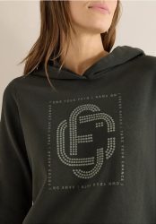 Hoodie mit Schmucksteinen