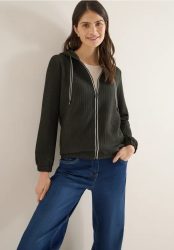 Kapuzenjacke mit Struktur