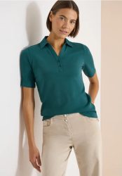 Basic Poloshirt mit Kurzarm