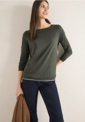 Shirt in Unifarbe